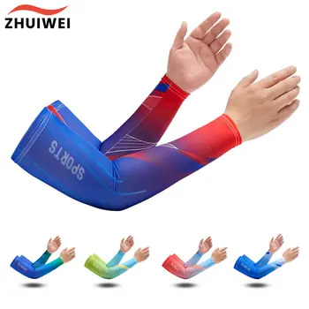 1 пар рукава за заштиту од сунца, компрессионный рукав за руке за мушкарце и жене за бициклизам, спортски трчања, кошарке