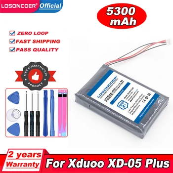 Батерија LOSONCOER 5300 мах за батерије Xduoo КД-05 Плус