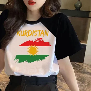 мајица из Курдистана, женска мајица дизајн, женска дизајнер одеће од манга стрипова