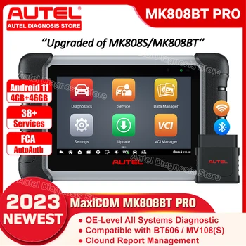 Autel MaxiCOM MK808BT ПРО Инструменти за Дијагностику возила ОБД2 Цене Скенер 38+ Услуга Алат Двосмерног Скенирања PK МК808 S MK808BT