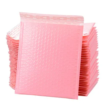 10 Розе поли-буббле поштанске коверте са поставом, запреминске, пластичне кесе са мехурићима поставом, за паковање у коверте