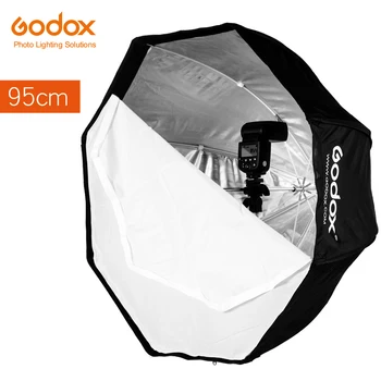 Godox 95 цм 37,5 унутра Преносни Кишобран Восьмиугольный Софтбокс Блиц Speedlight Рефлектора Спеедлите Софтбокс са Торбом За Ношење