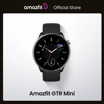 Нове смарт сат Amazfit ГТР Мини, светло и танка фитнес-смарт сат 120+ спортских начина за телефон Андроид ИОС