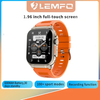 LEMFO Смарт сат Ultra Series 8 Watch 8 Блуетоотх Цалл Смартватцх За Мушкарце и Жене 2023 Lucal Music 1,96 Инчни ХД Екран 600 мах Батерија