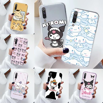 Слатка Меку случај Kuromi Melody За Xiaomi Mi 9 Mi9 SE 9 Лите, Заштитне футроле За Камере, Цртани Поклопац за Ксиаоми 9, Транспарентан Ћебад